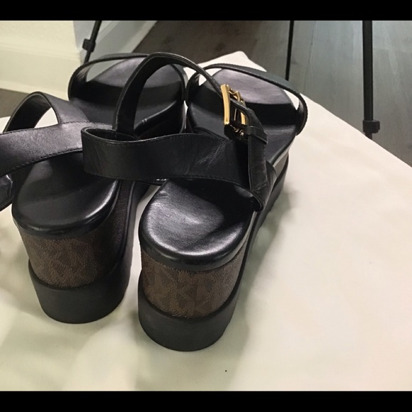 Michael Kors Platform Wedge Sandals - Picture 8 of 8